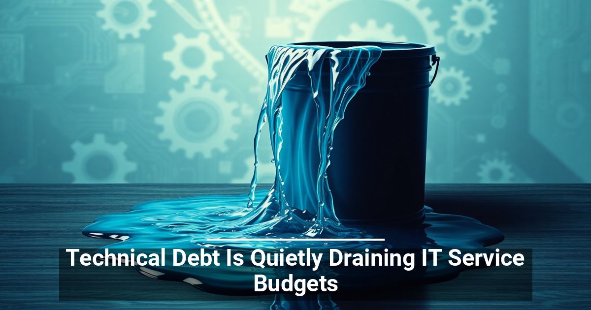 Technical Debt Is Quietly Draining IT Service Budgets